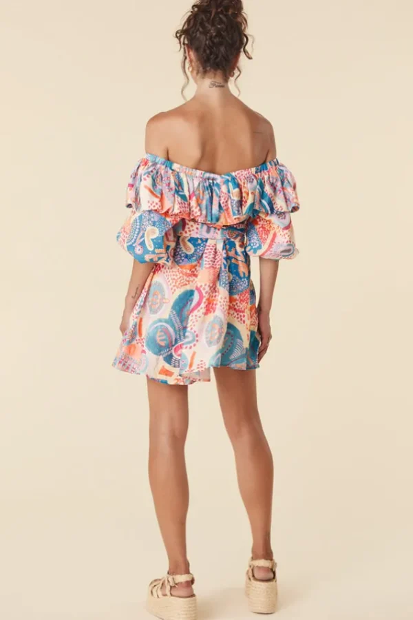 Bay Blue Akirra Koo Mini Dress Outlet