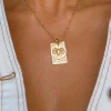 Gold Aries Stargazer Zodiac Necklace Fashion