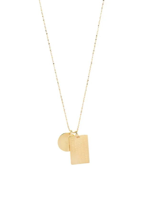 Gold Aries Stargazer Zodiac Necklace Sale