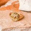 Gold Aries Stargazer Zodiac Ring Flash Sale