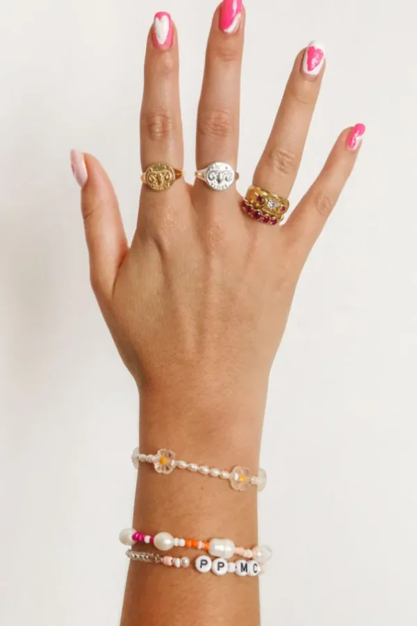 Gold Aries Stargazer Zodiac Ring Flash Sale