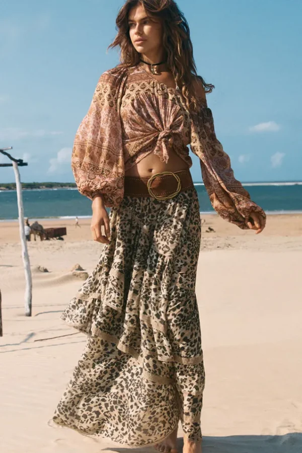 Pepper Belle Mare Ruffle Maxi Skirt Best