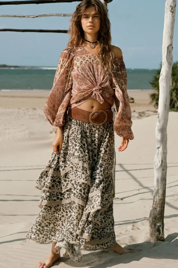 Pepper Belle Mare Ruffle Maxi Skirt Best