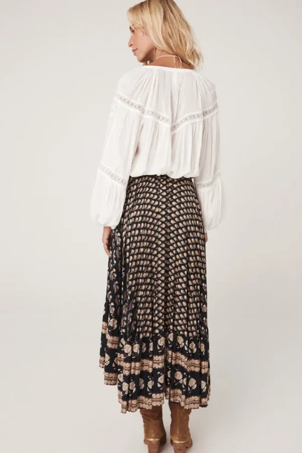 Charcoal Bohemian Royale Castaway Skirt Fashion