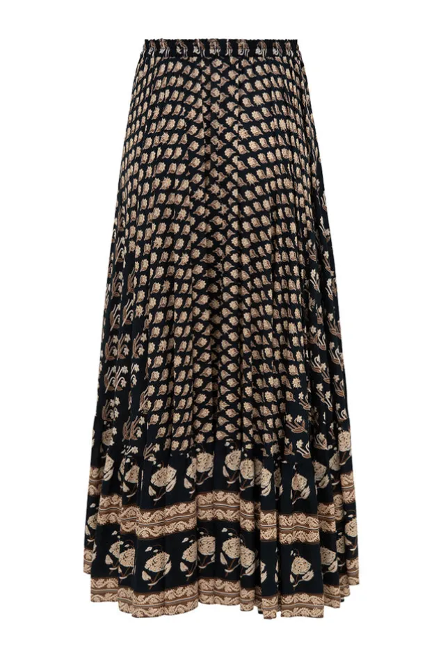 bohemian_royale_castaway__7.webp Charcoal Bohemian Royale Castaway Skirt New