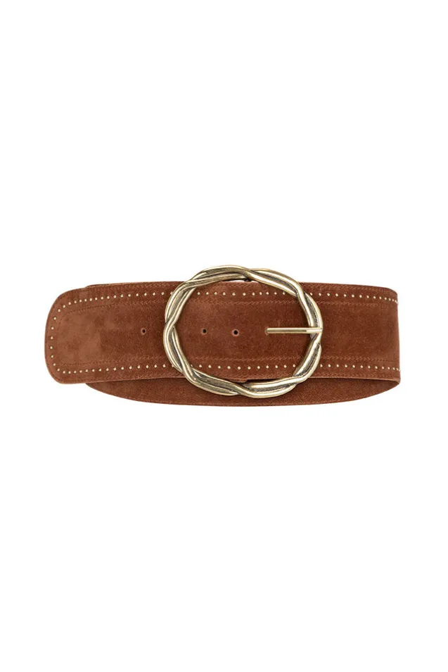 cabana_studded_suede_belt_3-3.webp Antique Tan Cabana Studded Suede Belt Flash Sale