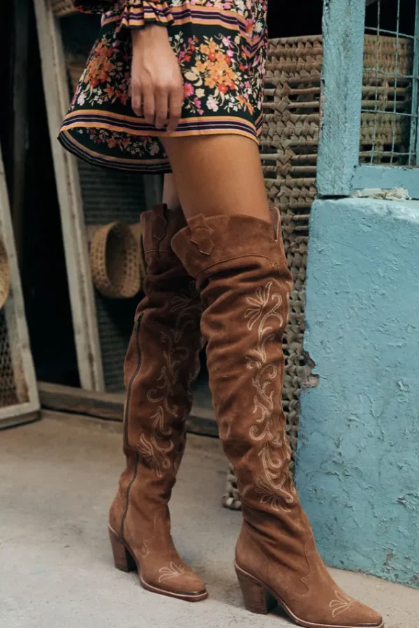 Tan Cabana Thigh High Boot Cheap