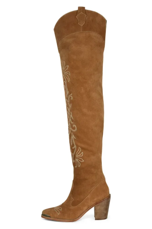 Tan Cabana Thigh High Boot Cheap