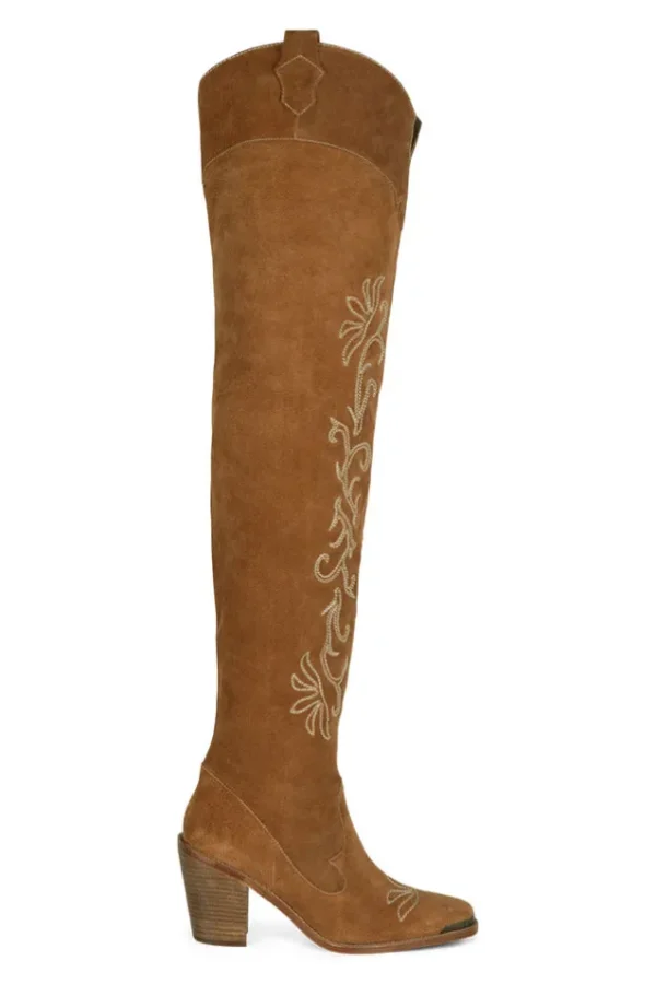 Tan Cabana Thigh High Boot Cheap