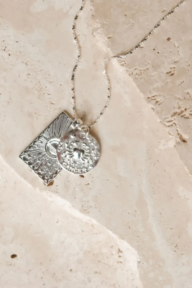 cancer_stargazer_zodiac_n_0-1.webp Silver Cancer Stargazer Zodiac Necklace New