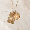 Gold Cancer Stargazer Zodiac Necklace Sale