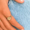 Gold Cancer Stargazer Zodiac Ring Sale