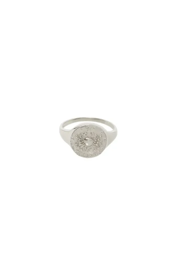 Sterling Silver Cancer Stargazer Zodiac Ring Shop