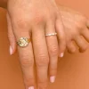 Gold Capricorn Stargazer Zodiac Ring Fashion