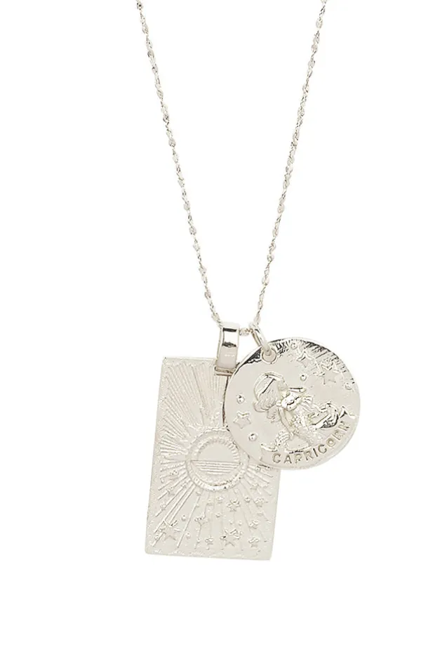 capricorn_stargazer_zodia_3.webp Silver Capricorn Stargazer Zodiac Necklace Online