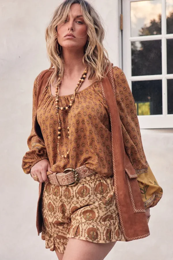Champagne Chateau Blouse Clearance