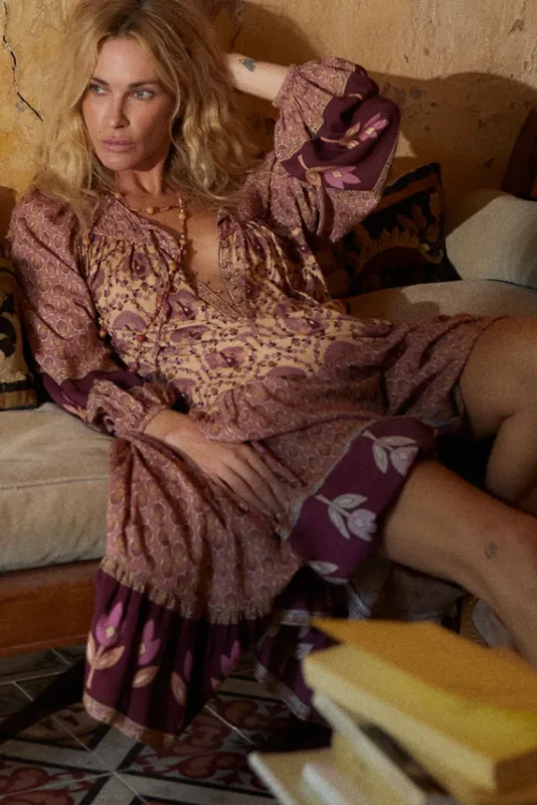 Grape Chateau Boho Gown Discount