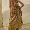 Champagne Chateau Maxi Sundress Hot