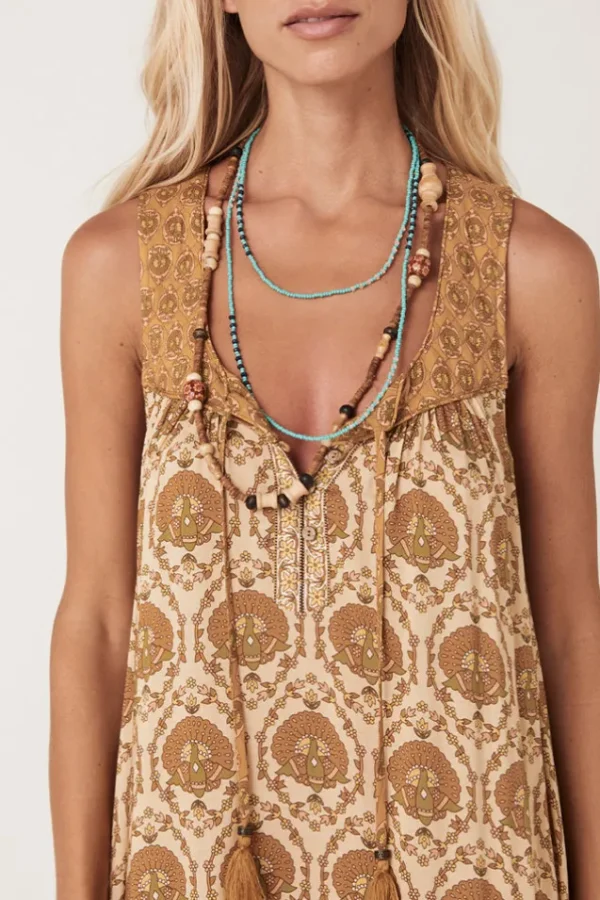 Champagne Chateau Maxi Sundress Hot