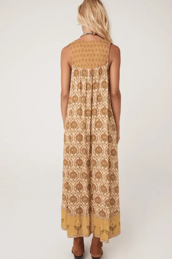 Champagne Chateau Maxi Sundress Hot