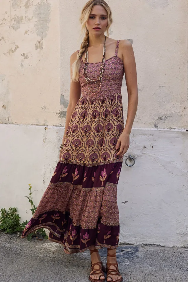 chateau_quilted_strappy_m_0.webp Grape Chateau Quilted Strappy Maxi Dress Clearance