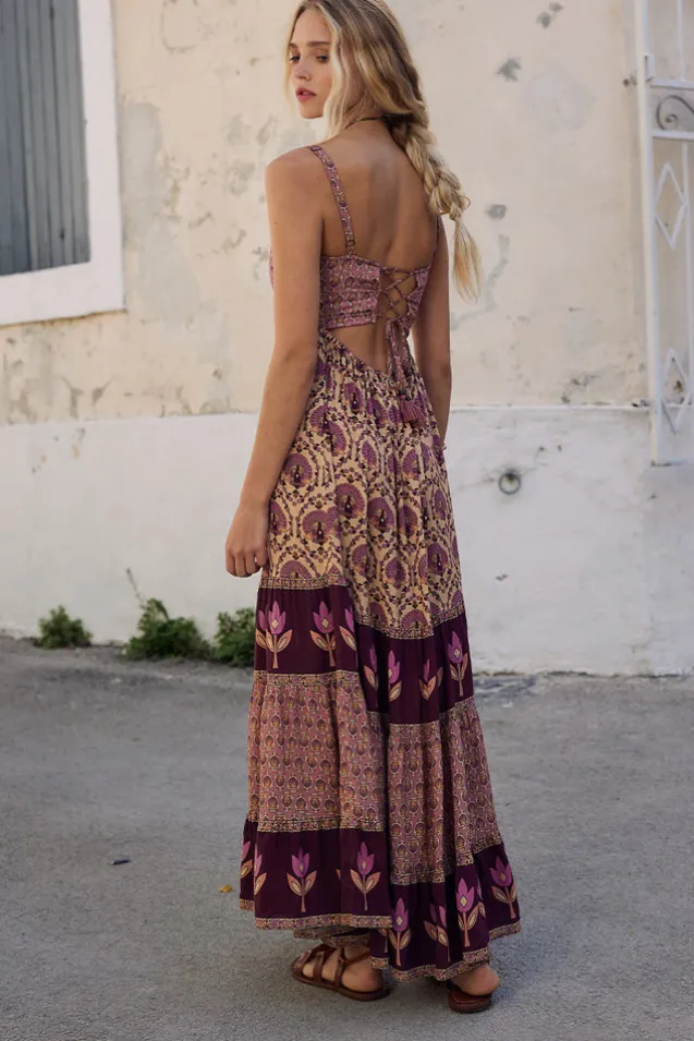 chateau_quilted_strappy_m_2.webp Grape Chateau Quilted Strappy Maxi Dress Clearance