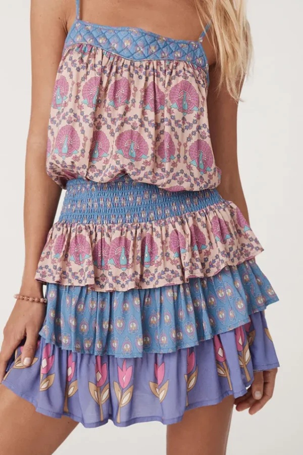 Lavender Chateau Ruffle Skirt Discount