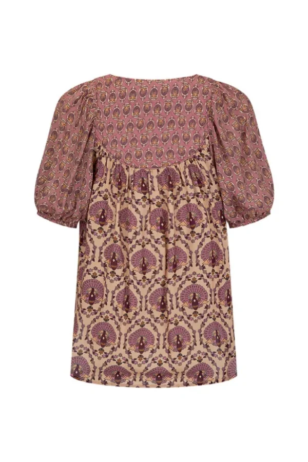 Grape Chateau Short Sleeve Blouse Clearance