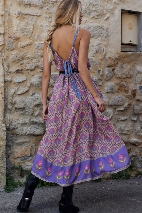 Lavender Chateau Strappy Midi Dress Best