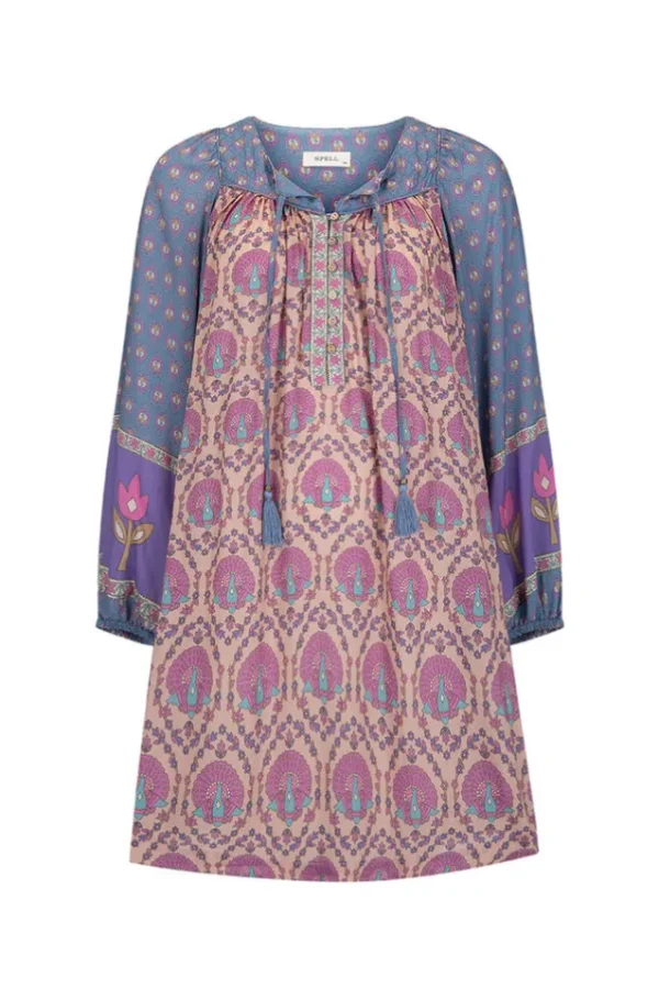 Lavender Chateau Tunic Mini Dress Cheap