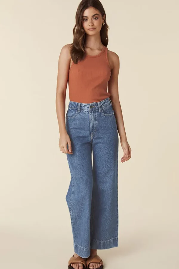 Blue Classic Straight Leg Jean Sale