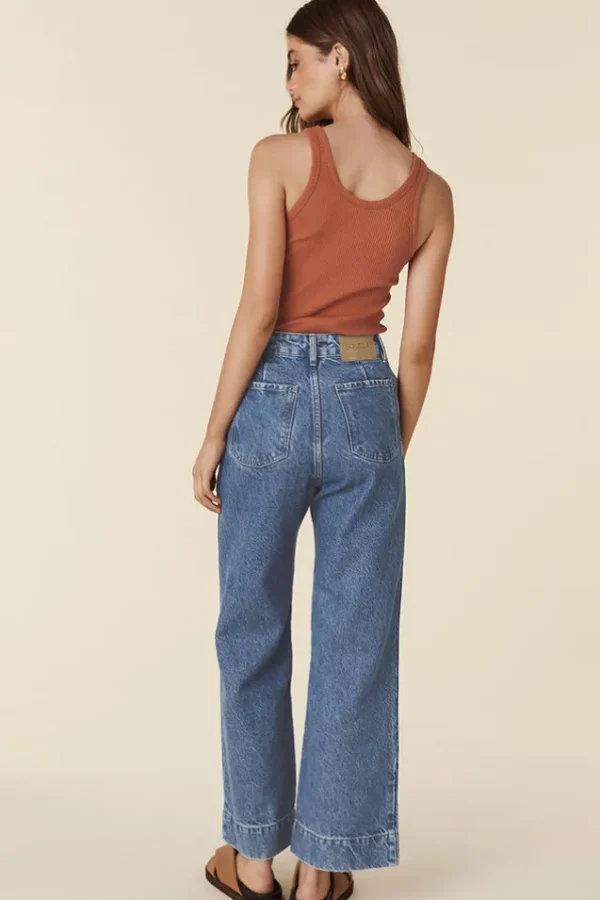 Blue Classic Straight Leg Jean Sale