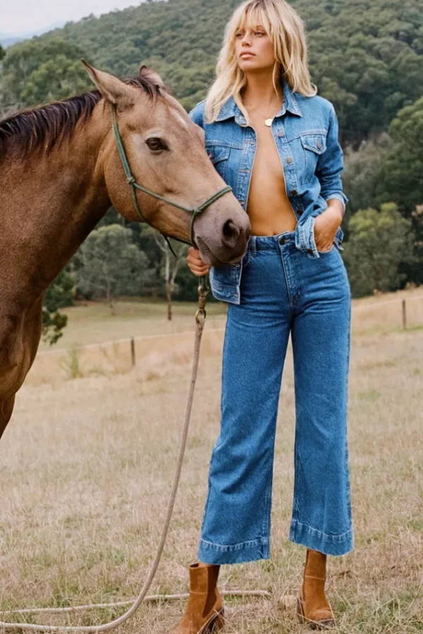 Blue Classic Straight Leg Jean Sale