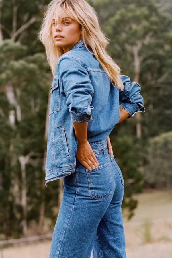 Blue Classic Straight Leg Jean Sale