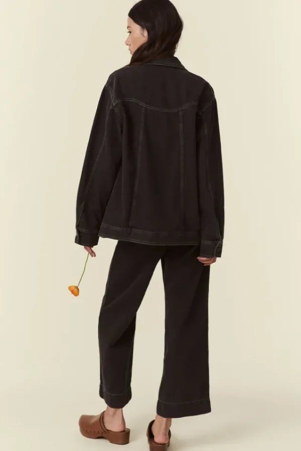 Vintage Black Classic Straight Leg Jean Cheap