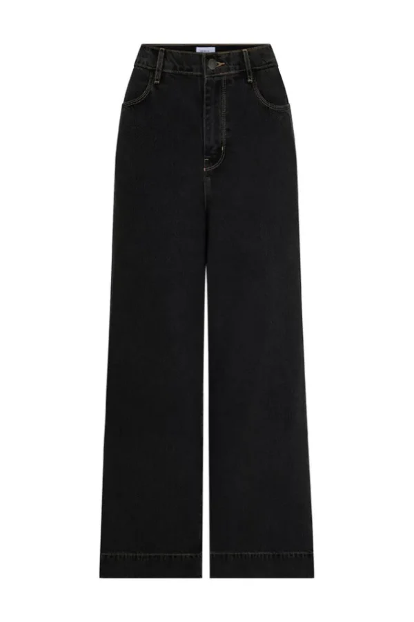 Vintage Black Classic Straight Leg Jean Fashion