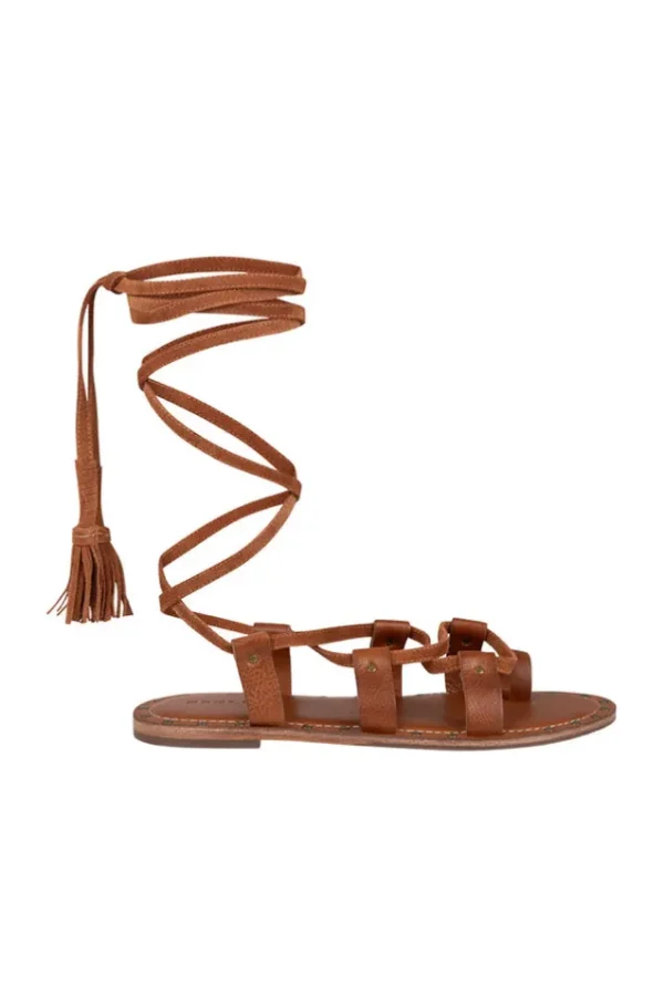 Antique Tan Cobblestone Strappy Sandal Outlet