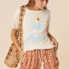 Antique White Cruise Club Tee Flash Sale