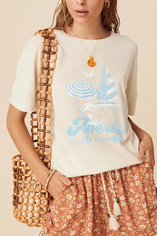 Antique White Cruise Club Tee Online
