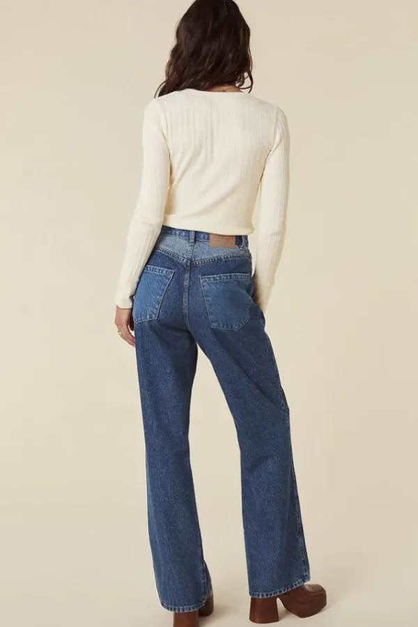 Patchwork Daisy Denim Jean Best Sale