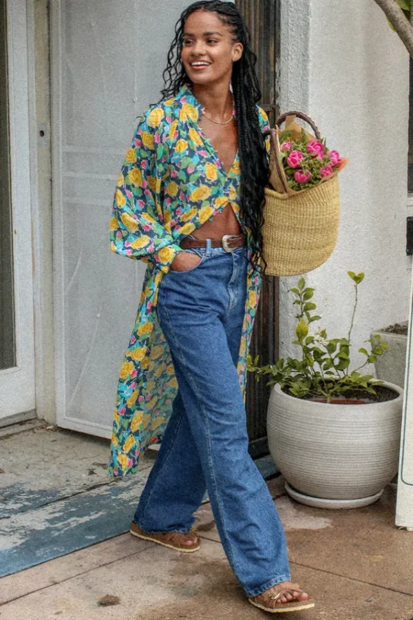 Patchwork Daisy Denim Jean Best Sale