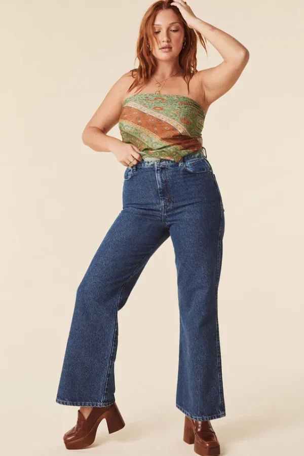 Patchwork Daisy Denim Jean Best Sale