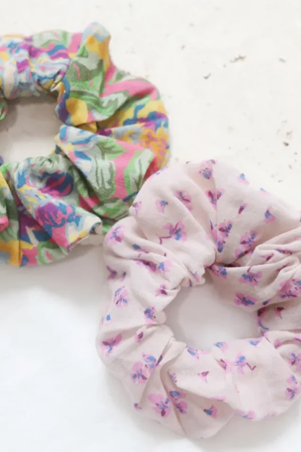 Ditsy Pink Dolly Scrunchie Outlet