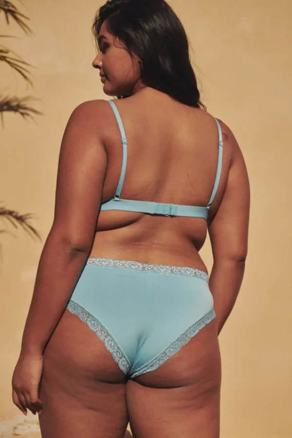 Dusty Blue Dove Lace Bloomers Shop