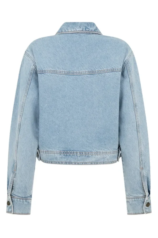 Sun Washed Blue Eve Denim Jacket Sale