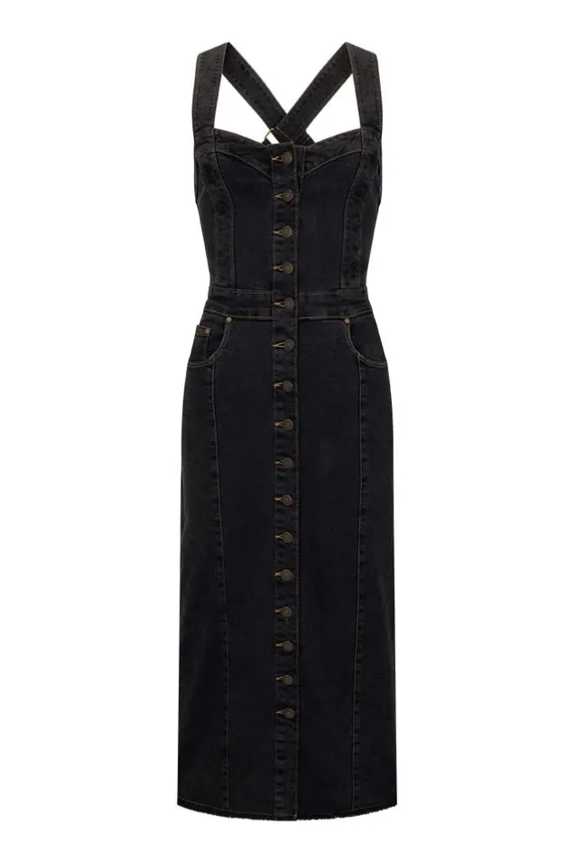 eve_denim_sweetheart_midi_5-2.webp Vintage Black Eve Denim Sweetheart Midi Dress Fashion
