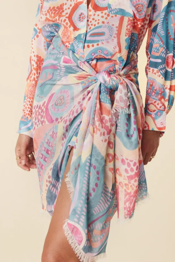 Bay Blue Evelyn Travel Scarf Outlet