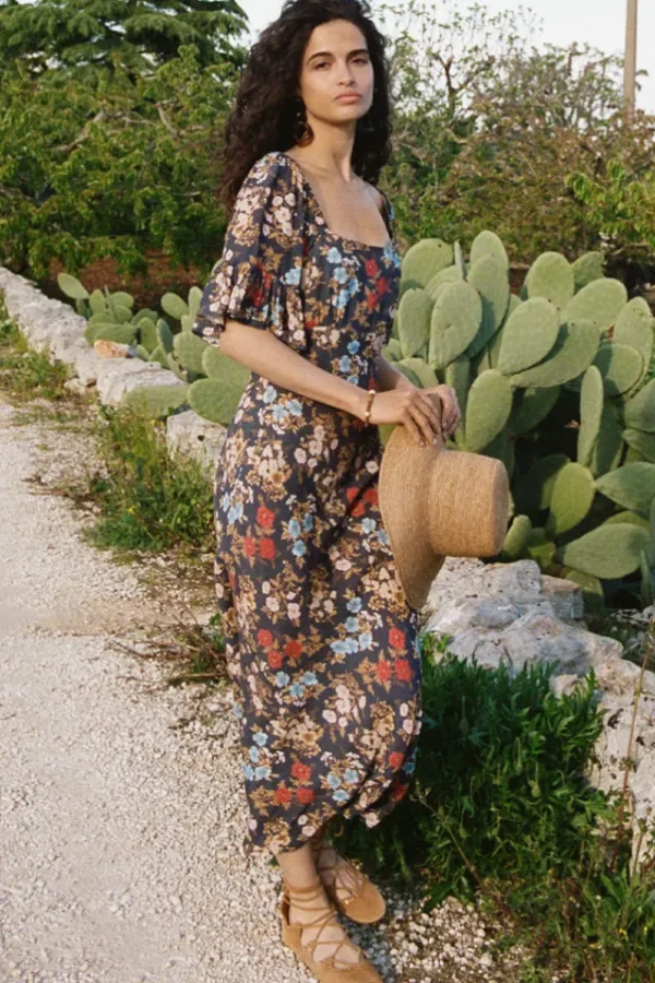 Mystic Flora Midi Dress Store