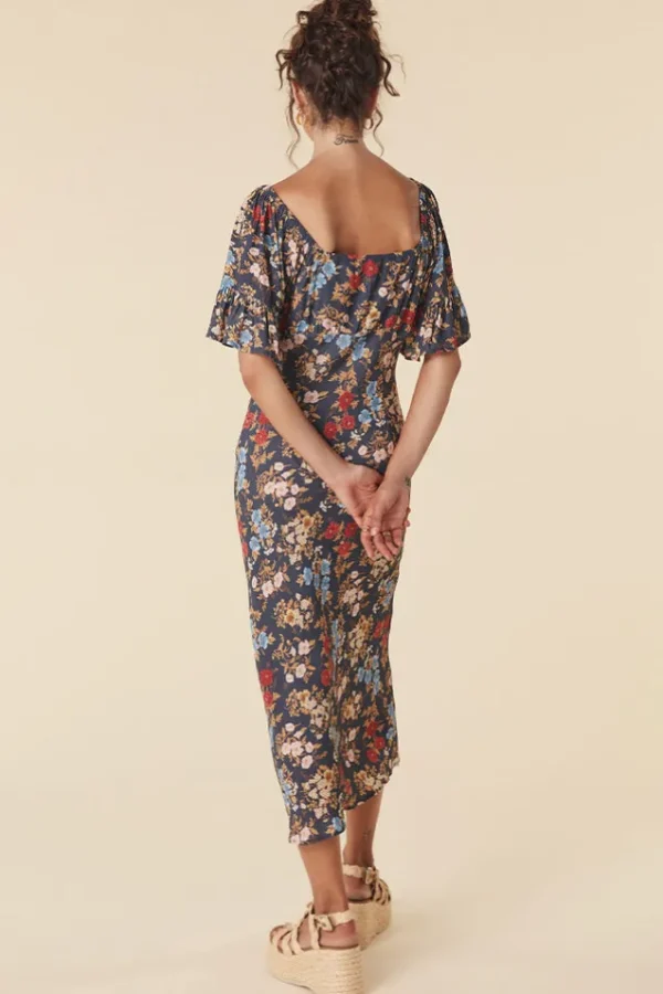 Mystic Flora Midi Dress Store