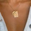 Gold Gemini Stargazer Zodiac Necklace Store